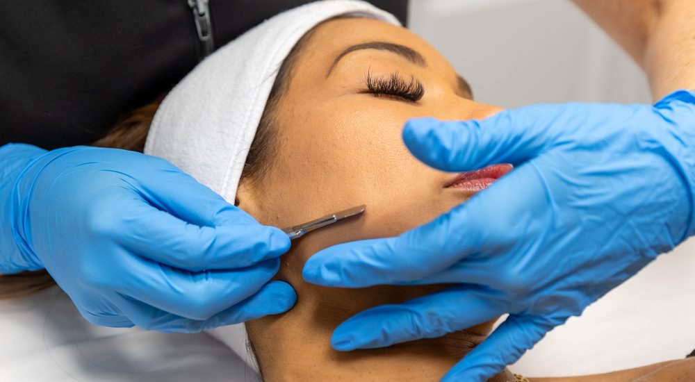 Fire & Ice + Dermaplaning